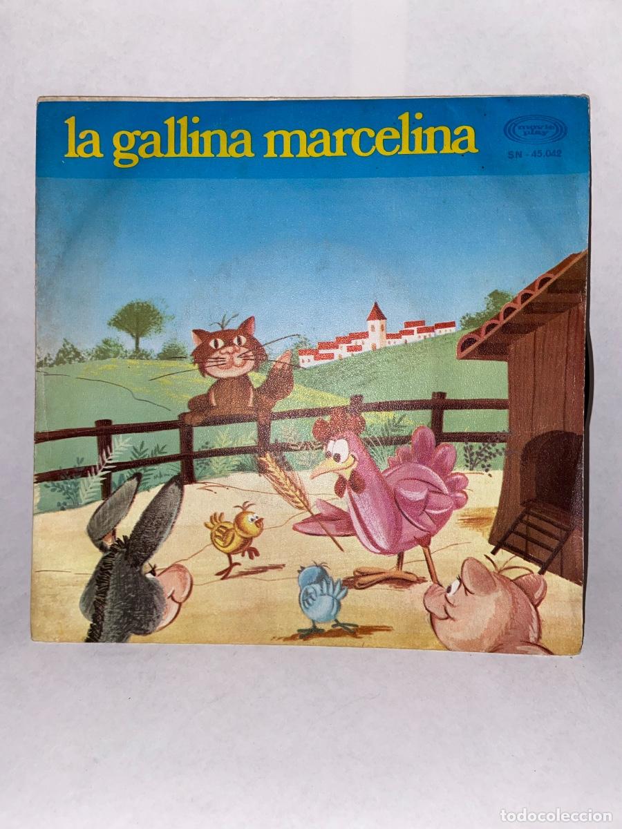 Discos de vinilo: ANTIGUO DISCO CUENTO &ldquo; LA GALLINA MARCELINA &ldquo; SINGLE MOVIE PLAY