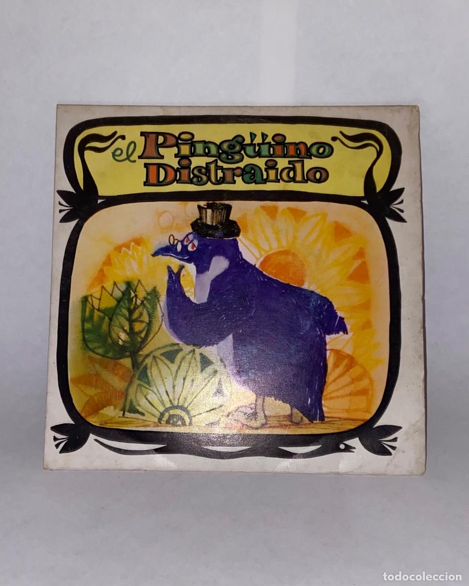 Discos de vinilo: ANTIGUO DISCO CUENTO &ldquo; EL PING&Uuml;INO DISTRA&Iacute;DO&ldquo; SINGLE DIM 1968 - Foto 1