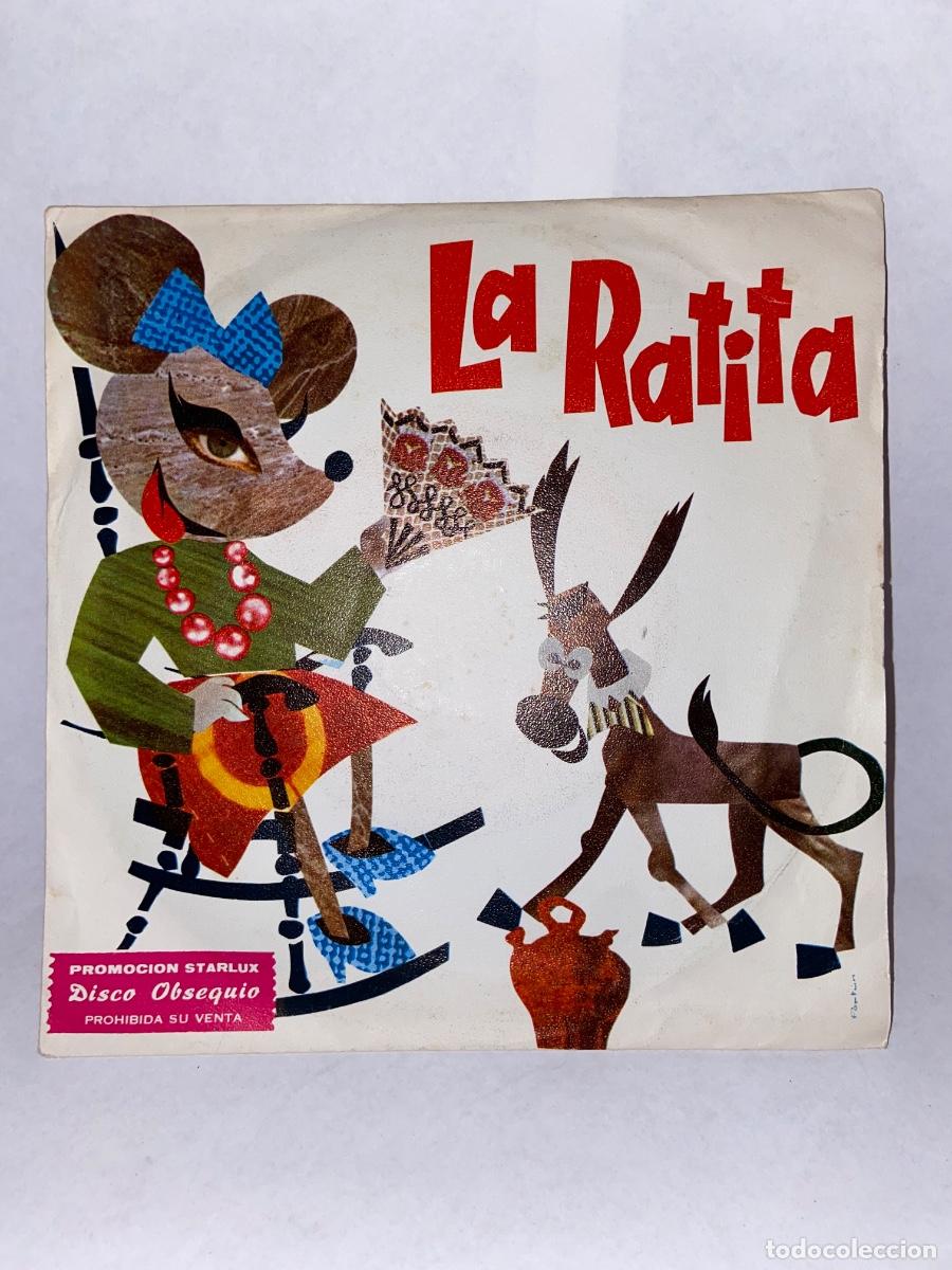 Discos de vinilo: ANTIGUO DISCO CUENTO &ldquo; LA RATITA &ldquo; SINGLE OBSEQUIO STARLUX