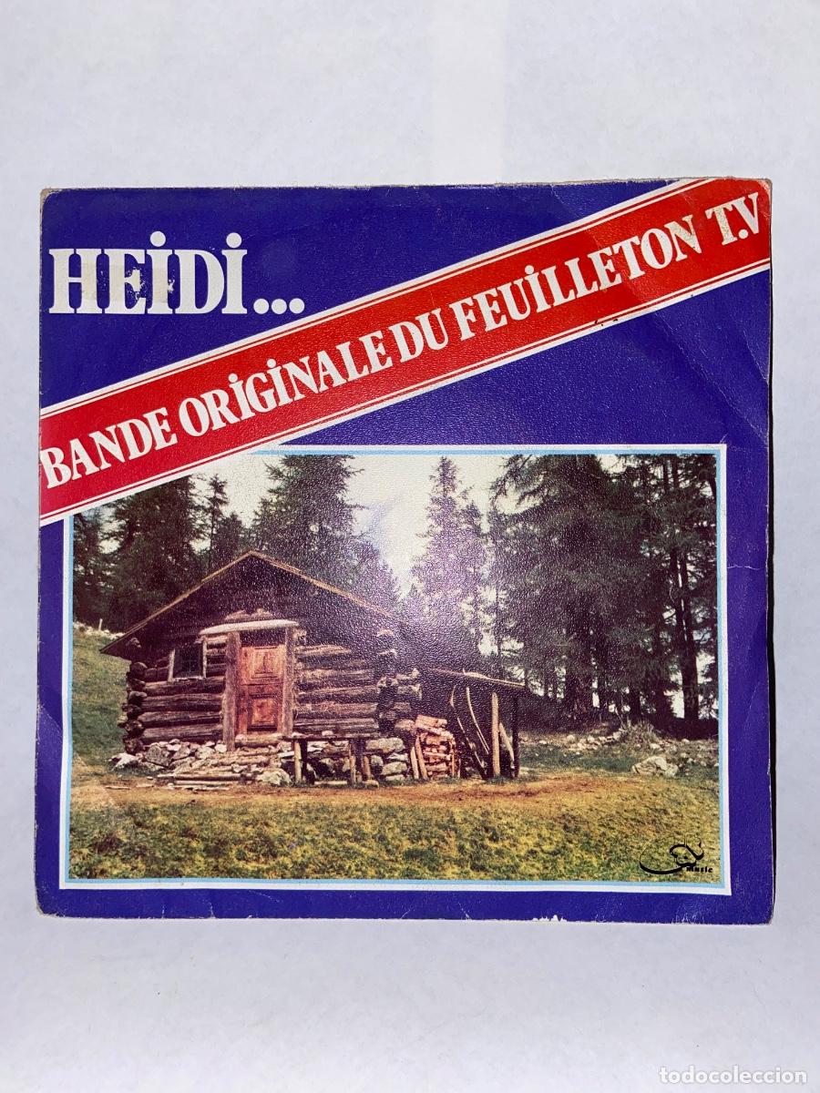 Discos de vinilo: ANTIGUO DISCO SINGLE &ldquo; HEIDI &ldquo; BANDA SONORA ORIGINAL - Foto 1