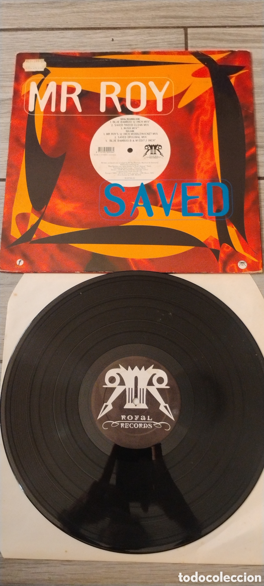 Discos de vinilo: MR.ROY-SAVED-MAXI-ROYAL/NETHERLANDS-IB - Foto 5