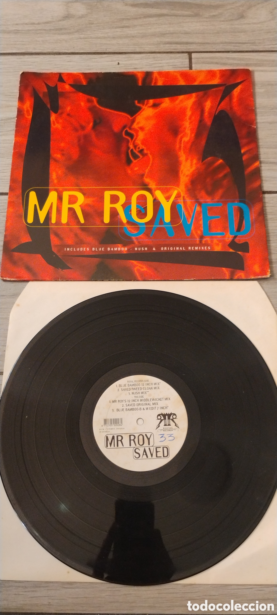Discos de vinilo: MR.ROY-SAVED-MAXI-ROYAL/NETHERLANDS-IB - Foto 2
