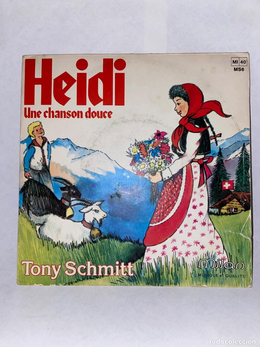 Discos de vinilo: ANTIGUO DISCO SINGLE &ldquo; HEIDI &ldquo; TONY SCHMITT - Foto 1