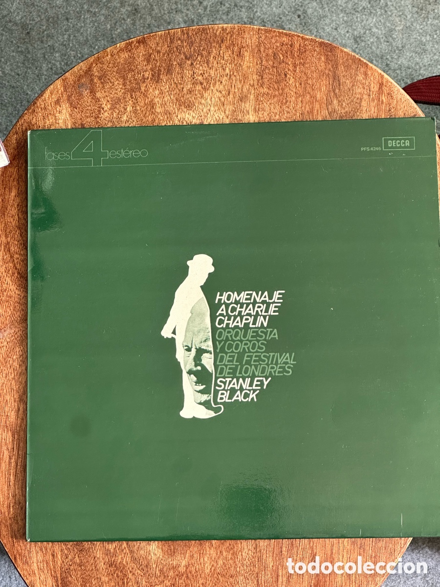 Discos de vinilo: Homenaje a Charlie Chaplin Orquesta y coros del Festival de Londres Stanley Black