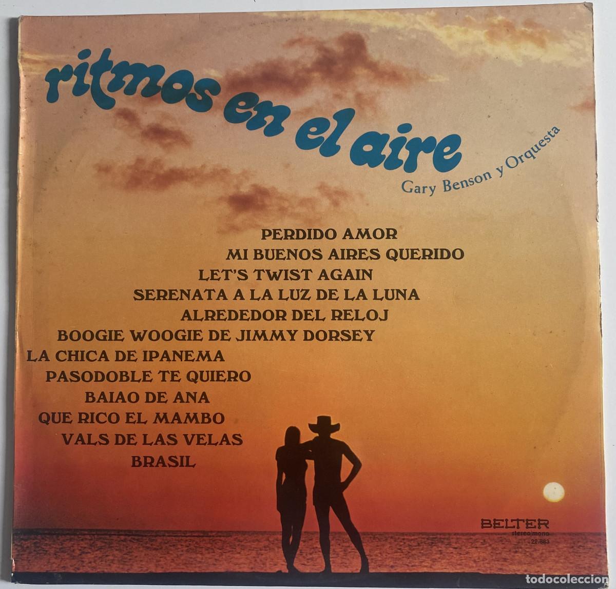 Discos de vinilo: GARY BENSON Y SU ORQUESTA - RITMOS EN EL AIRE - 1974 - BELTER - VER FOTOS