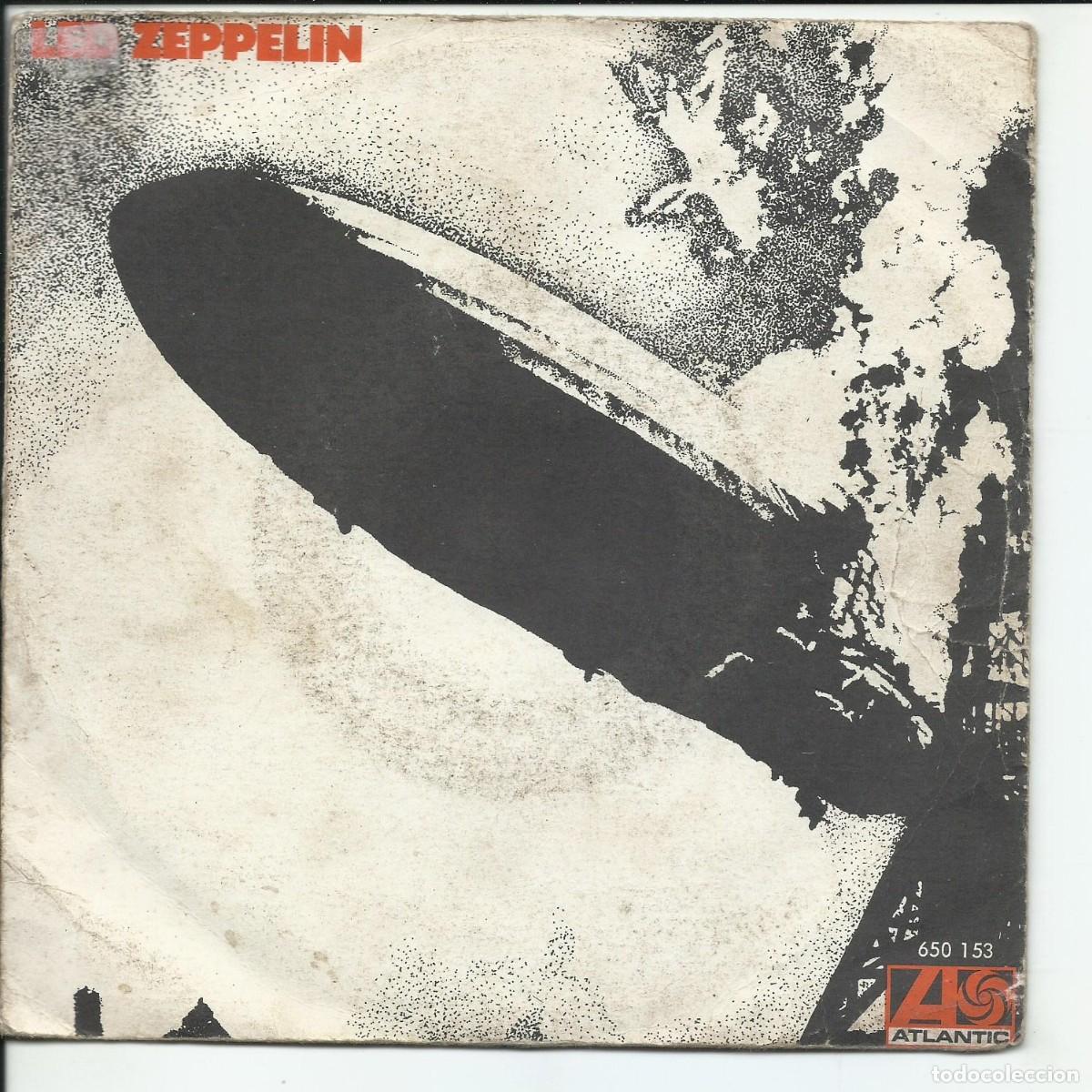 Discos de vinilo: Led Zeppelin.- Good Times Bad Times Single Atlantic &lrm; 650 153 Francia 1969
