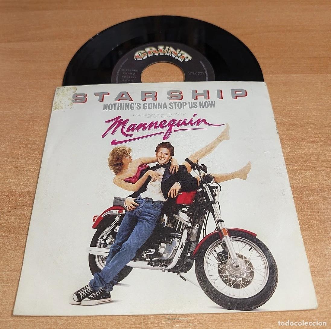 Discos de vinilo: STARSHIP Nothing's gonna stop us now 7&rdquo; SINGLE VINILO DEL A&Ntilde;O 1987 ESPA&Ntilde;A CONTIENE 2 TEMAS