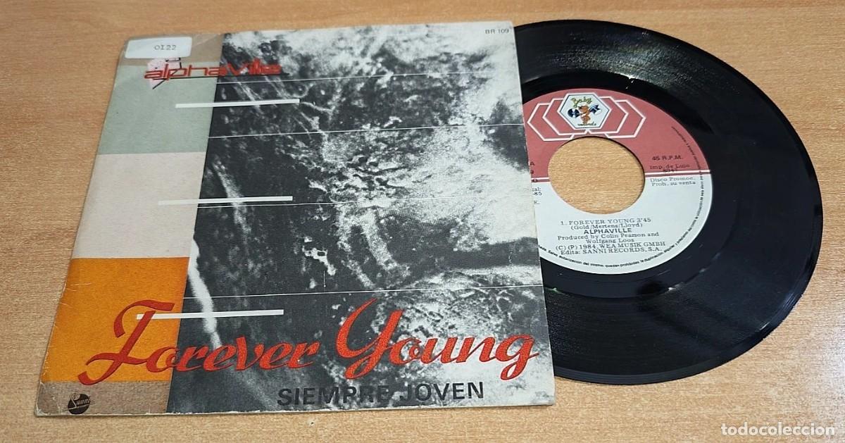 Discos de vinilo: ALPHAVILLE Forever young 7&rdquo; SINGLE VINILO PROMO 1985 ESPA&Ntilde;A MARIAN GOLD CONTIENE 2 TEMAS