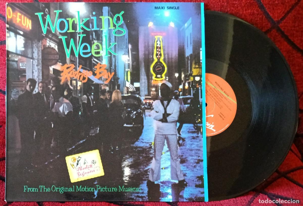 Discos de vinilo: WORKING WEEK ** Rodrigo Bay ** MAXI SINGLE VINILO 1986 - Foto 1