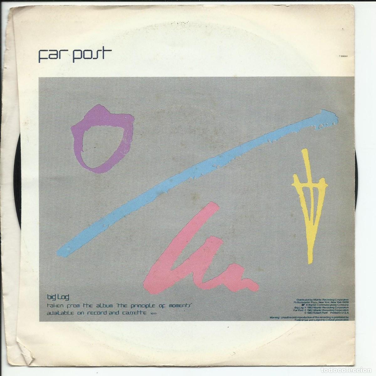 Discos de vinilo: Robert Plant &lrm;.- Big Log SINGLE Atlantic &lrm; 7-99844 USA 1983 - Foto 2