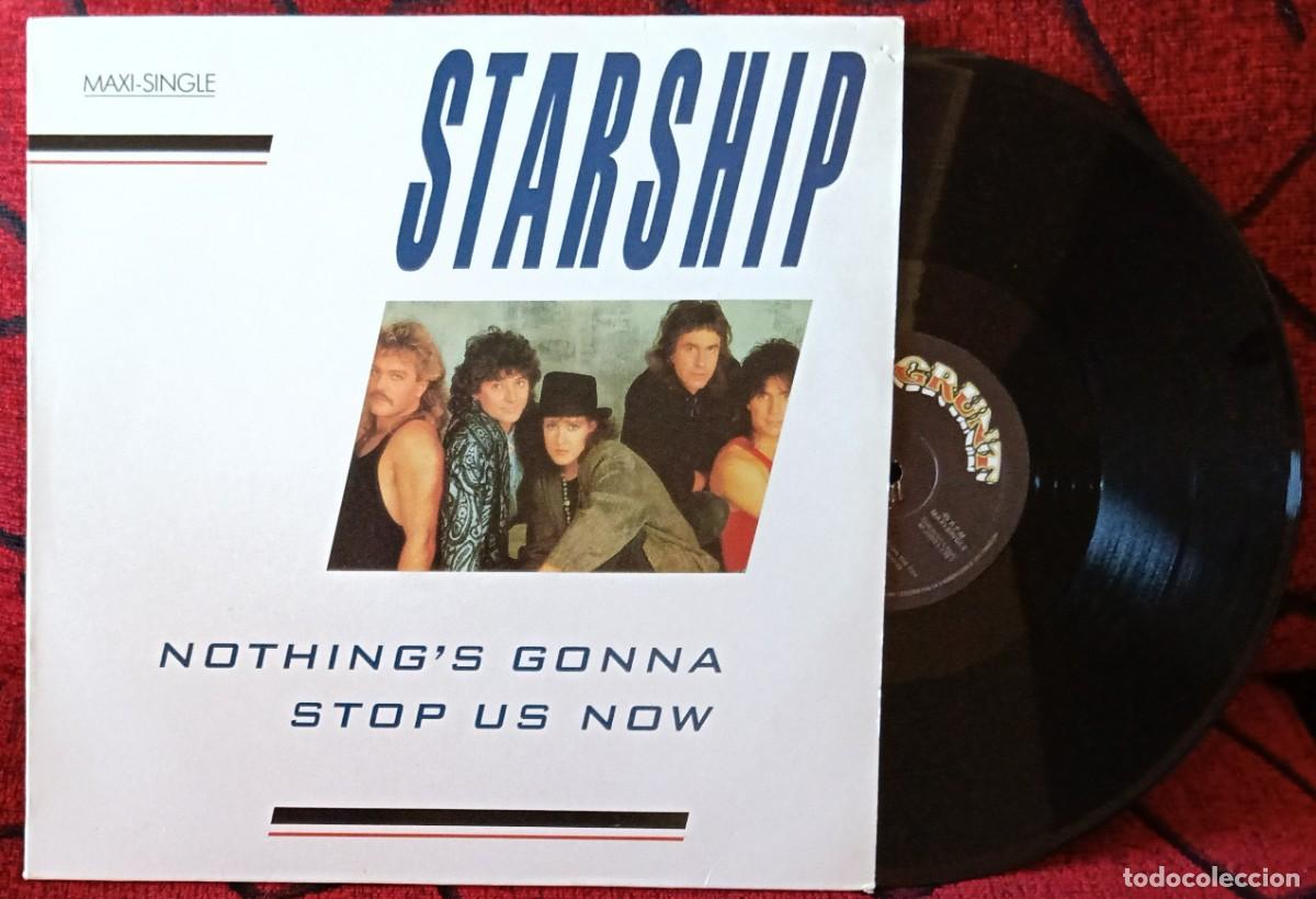 Discos de vinilo: STARSHIP ** Nothing's Gonna Stop Us Now ** MAXI SINGLE VINILO 1987