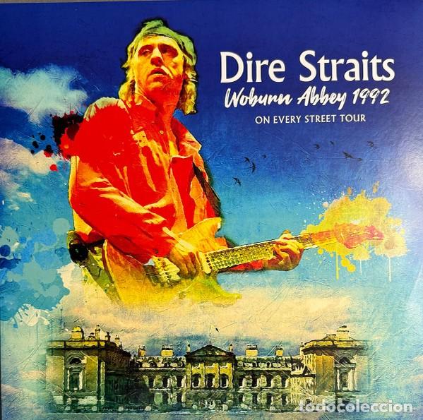 Discos de vinilo: DIRE STRAITS - WORBURN ABBEY 1992 ..LP BARCODE - EDICION LIMITADA EN BLUE SPLATTER . 300 COPIAS ..