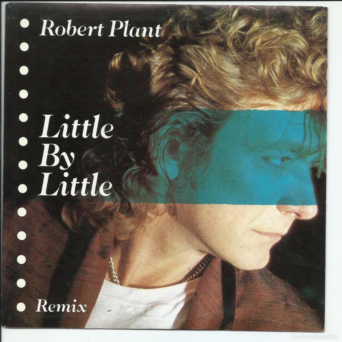Vinyl-Schallplatten: Robert Plant &lrm;.- Little By Little SINGLE PROMO Es Paranza Records &lrm; S 799621-7 espa&ntilde;a 1985
