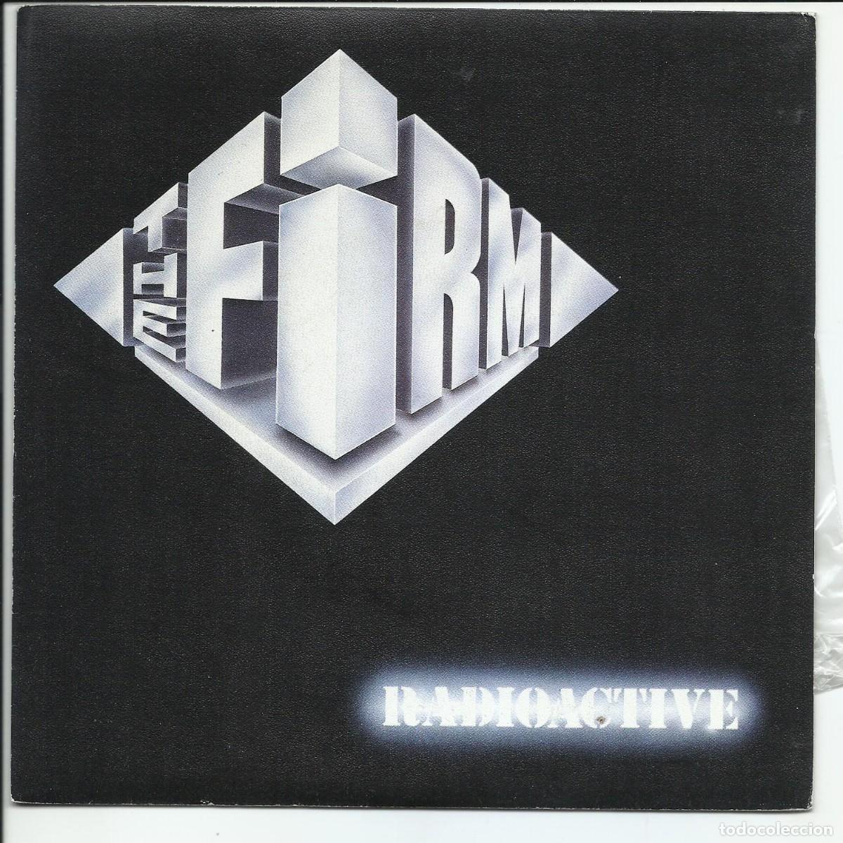 Vinyl-Schallplatten: The Firm.- Radioactive / Together SINGLE Atlantic &lrm; A-107256 ESPA&Ntilde;A 1985 LED ZEPPELIN