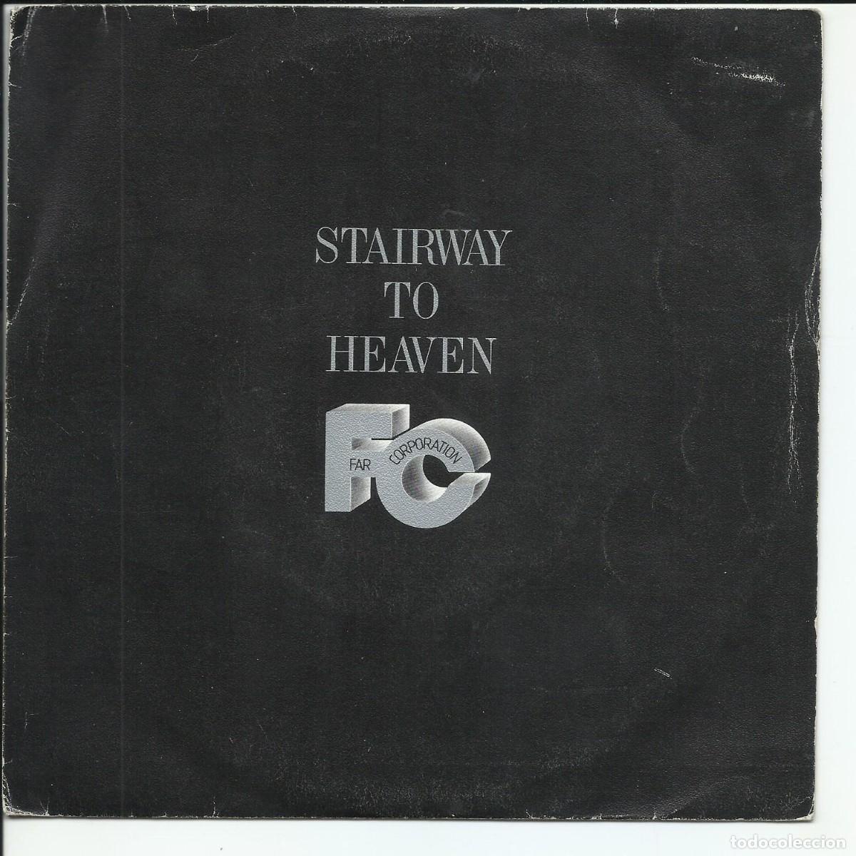 Discos de vinilo: Far Corporation &ndash; Stairway To Heaven SINGLE IMP &ndash; A 107503 Espa&ntilde;a 1985