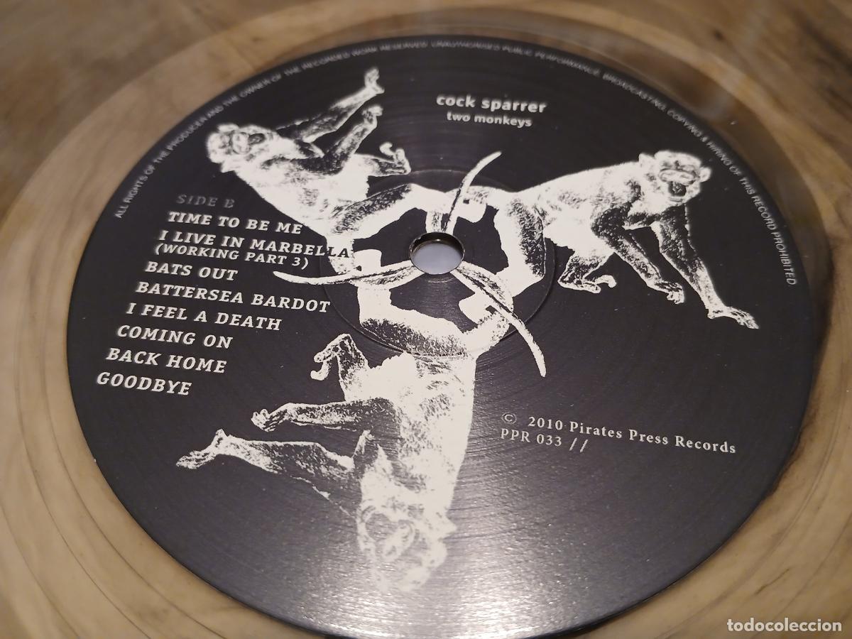 Discos de vinilo: Cock Sparrer &ndash; Two Monkeys- LP disco vinilo - Foto 3