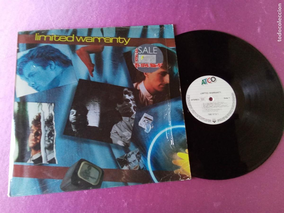 Discos de vinilo: LIMITED WARRANTY 1986 LP L31 3
