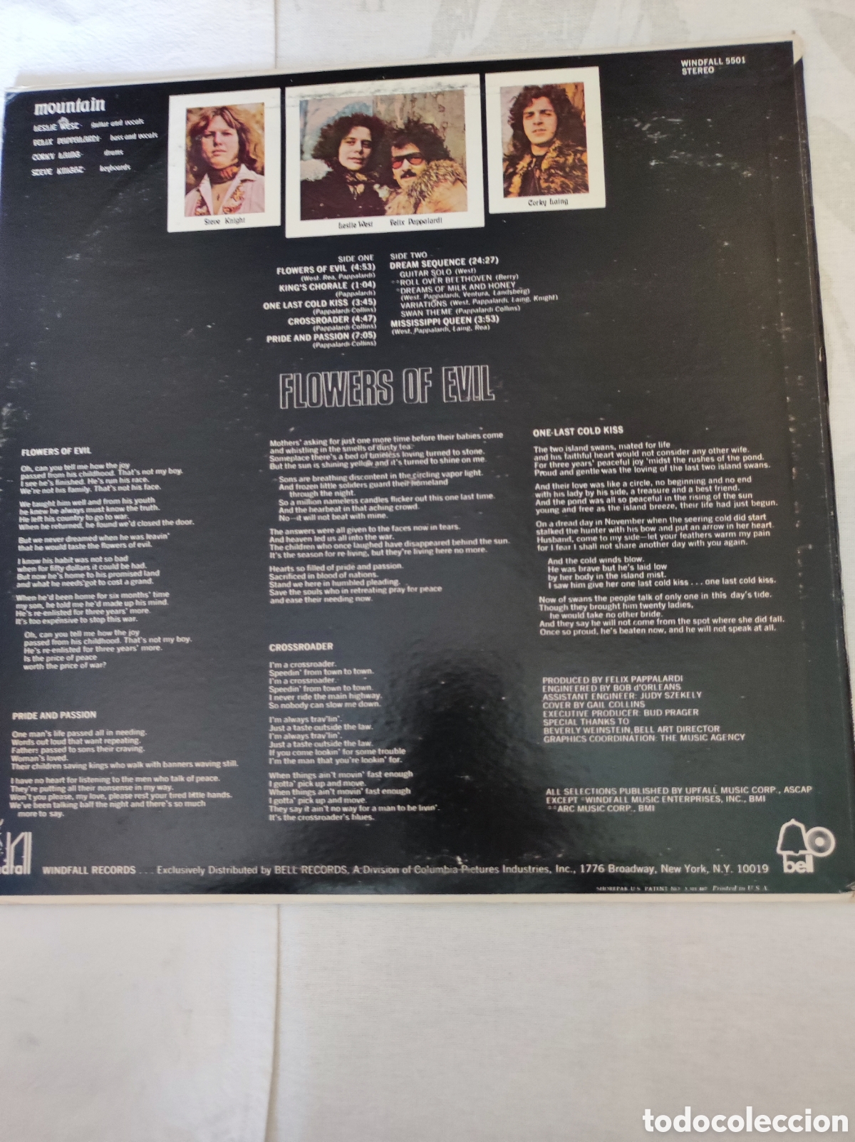 Discos de vinilo: MOUNTAIN - FLOWERS OF EVIL - Foto 2