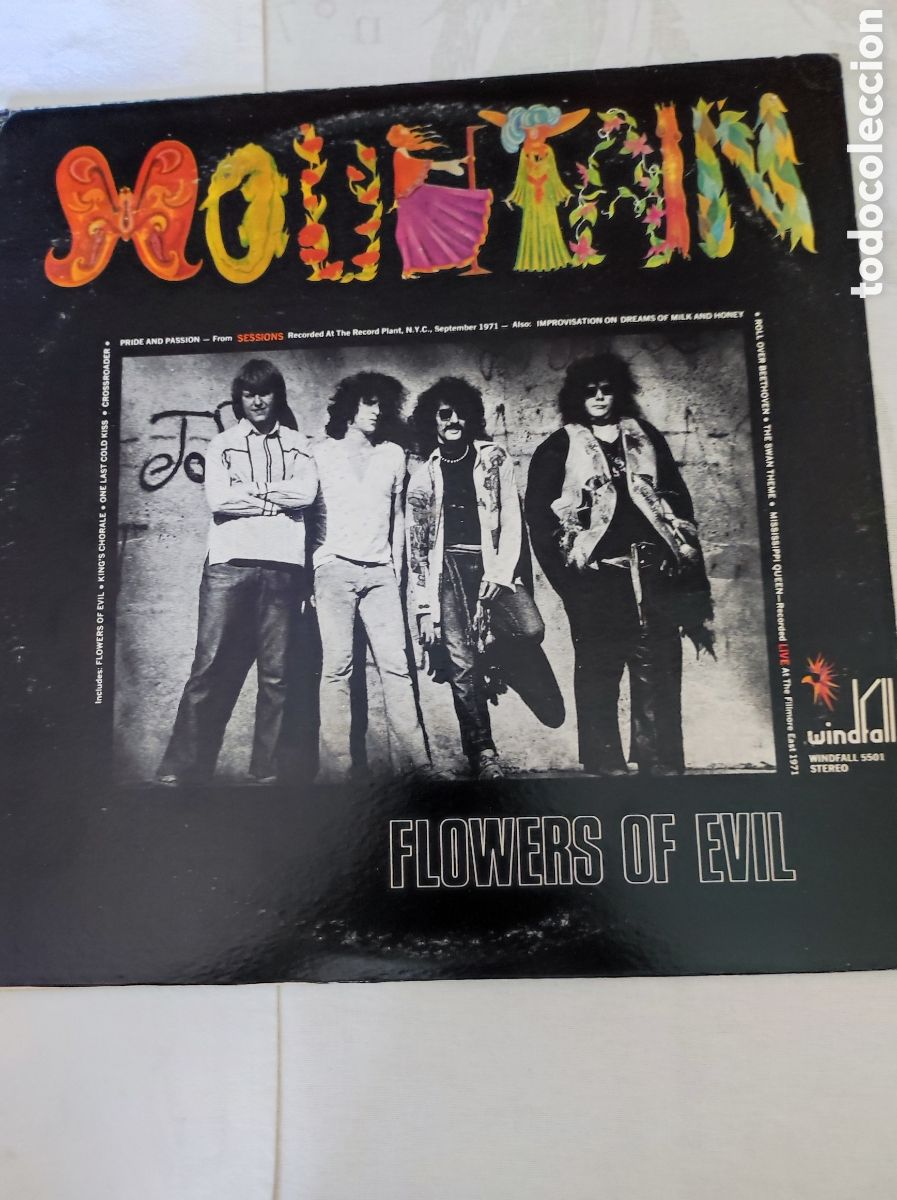 Discos de vinilo: MOUNTAIN - FLOWERS OF EVIL - Foto 1