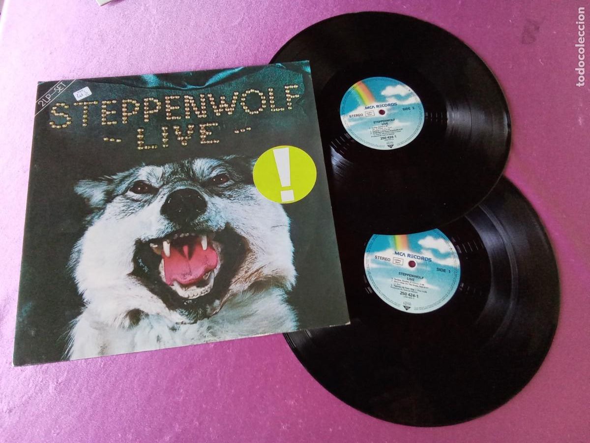 Discos de vinilo: STEPPENWOLF LIVE DOBLE LP L31 3