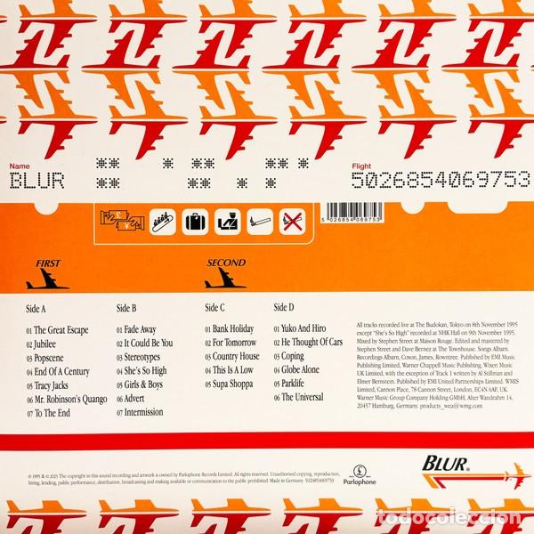 Discos de vinilo: Blur &ndash; Live At The Budokan lp - Foto 2