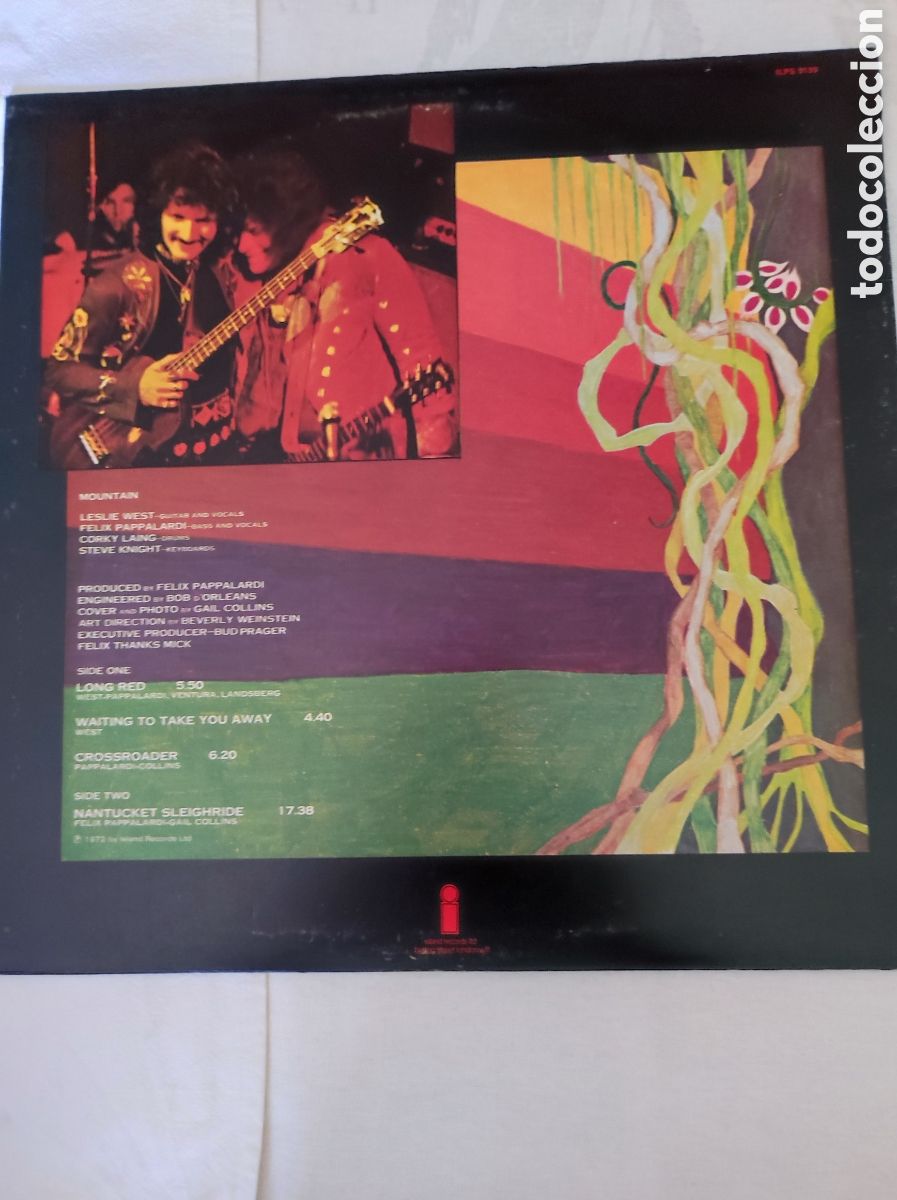 Discos de vinilo: MOUNTAIN - LIVE (THE ROAD GOES EVER ON) - Foto 2