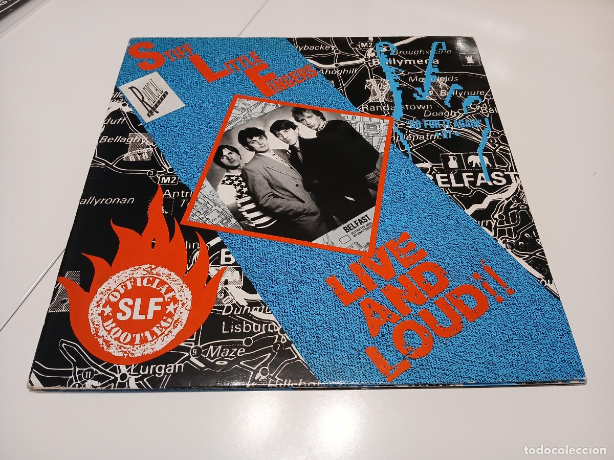 Discos de vinilo: Stiff Little Fingers &ndash; Live And Loud!!- (1988) 2 X LP disco vinilo
