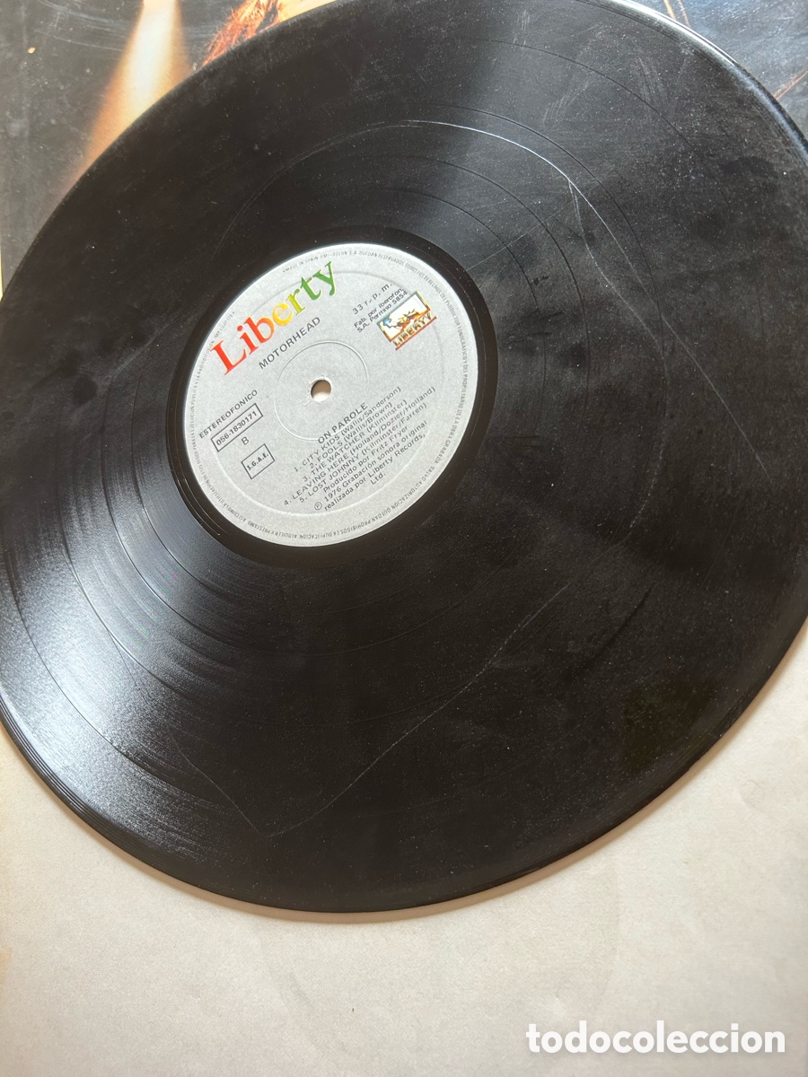 Discos de vinilo: MOT&Ouml;RHEAD-LP DISCO VINILO=MOT&Ouml;RHEAD-ON PAROLE=1976 - Foto 4