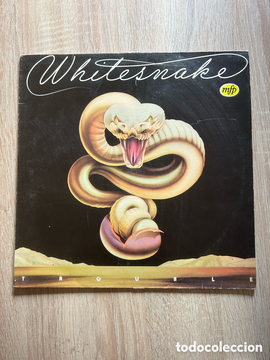 Discos de vinilo: Whitesnake &lrm;&ndash; Trouble - lp ed Espa&ntilde;a Emi 1983 - Foto 1
