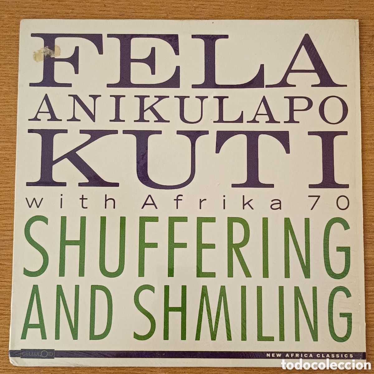 Discos de vinilo: Fela Anikulapo Kuti With Afrika 70 LP Shuffering And Shmiling