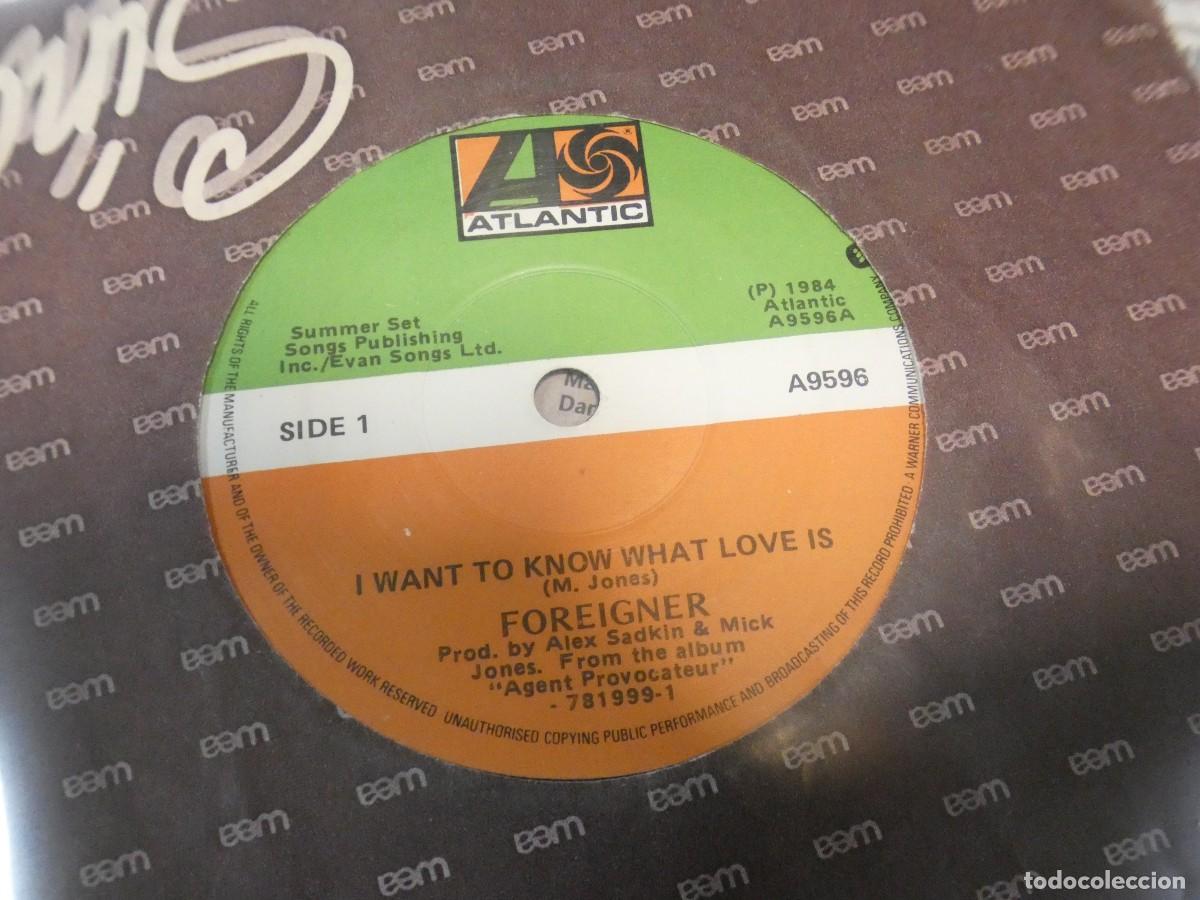 Discos de vinilo: ARKANSAS1980 BOXX695 VINILO 7&rdquo; BUEN ESTADO FOREIGNER I WANT TO KNOW WHAT LOVE IS
