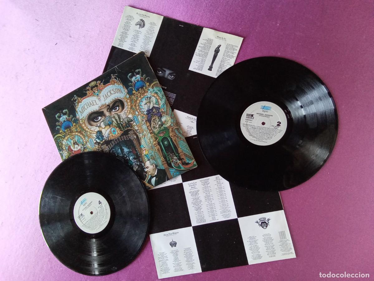 Discos de vinilo: MICHAEL JACKSON DANGEROUS DOBLE 1991 LP L31 3
