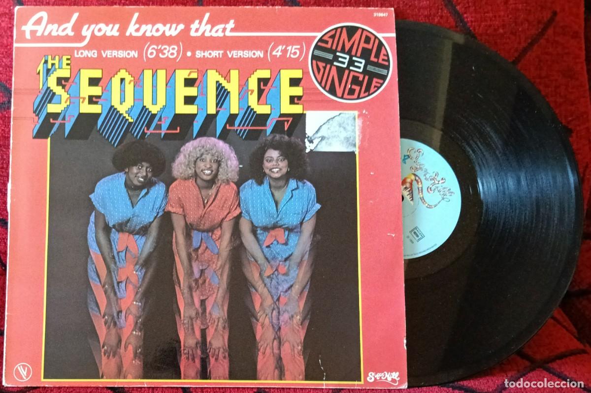 Discos de vinilo: THE SEQUENCE ** And You Know That ** MAXI SINGLE VINILO 1980 - Foto 1