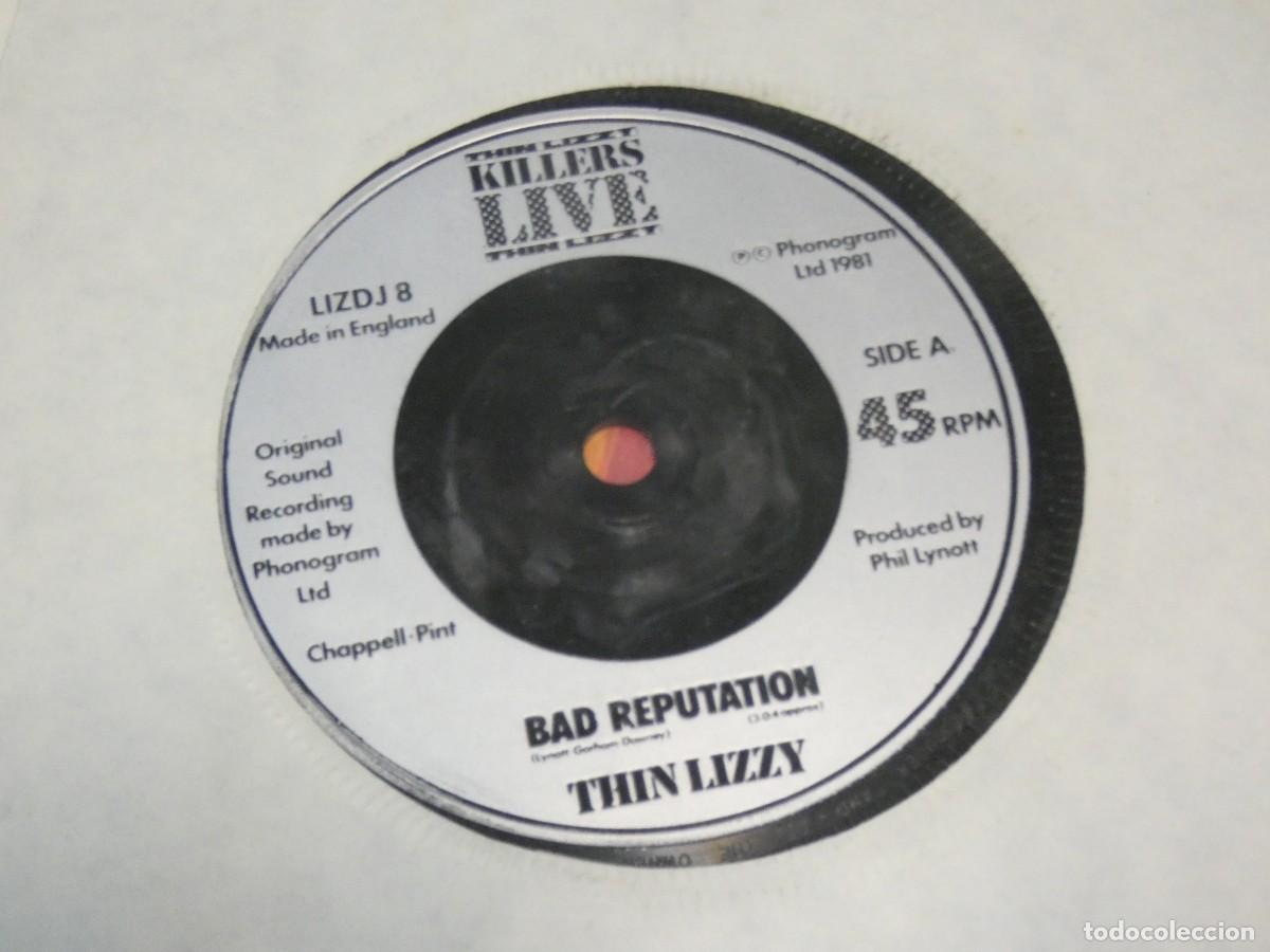 Disques de vinyle: ARKANSAS1980 BOXX695 VINILO 7&rdquo; BUEN ESTADO THIN LIZZY BAD REPUTATION