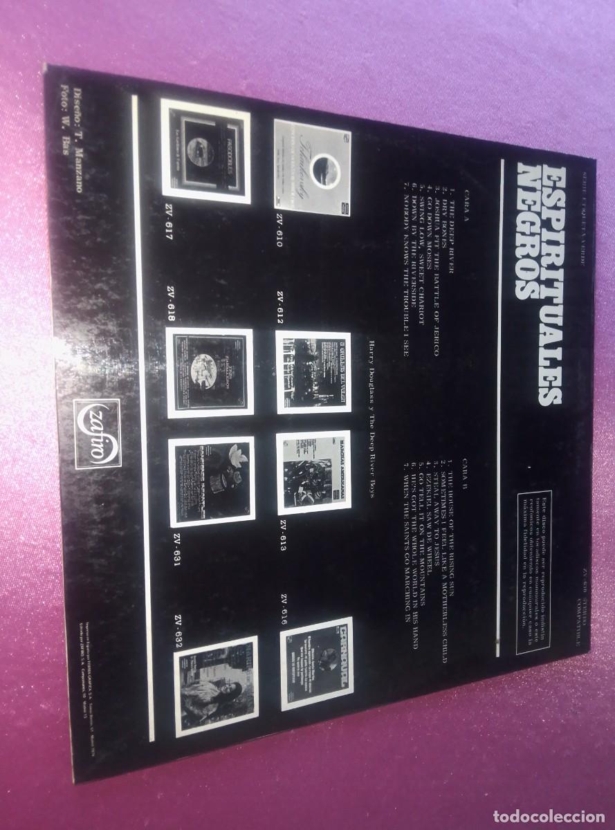 Discos de vinilo: ESPIRITUALES NEGROS 1971 LP L31 3 - Foto 4