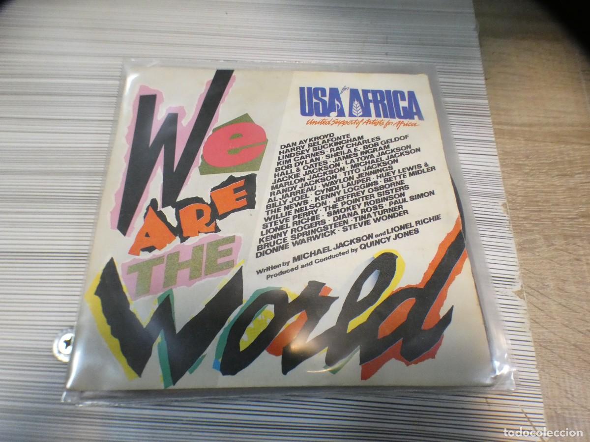 Discos de vinilo: ARKANSAS1980 EXPRO226 VINILO 7&rdquo; ESPA&Ntilde;OL BUEN ESTADO WE ARE THE WORLD