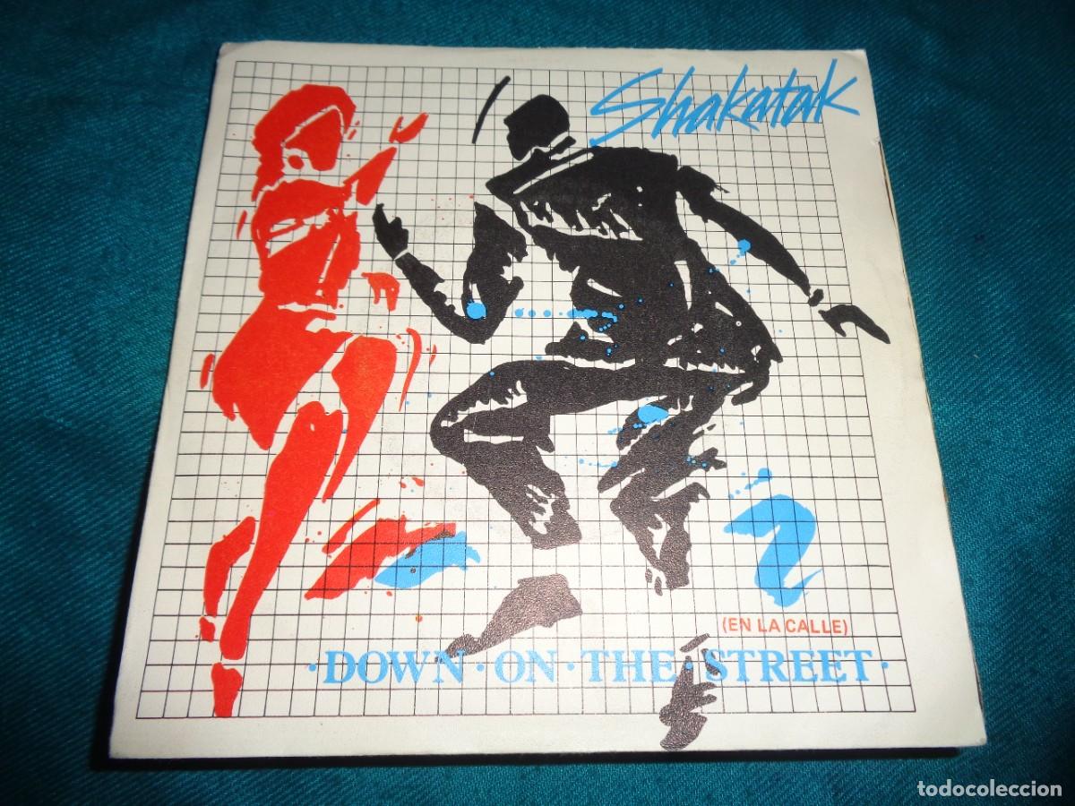 Discos de vinilo: SHAKATAK. DOWN ON THE STREET / HOLDING ON. POLYDOR, 1984. SPAIN. IMPECABLE