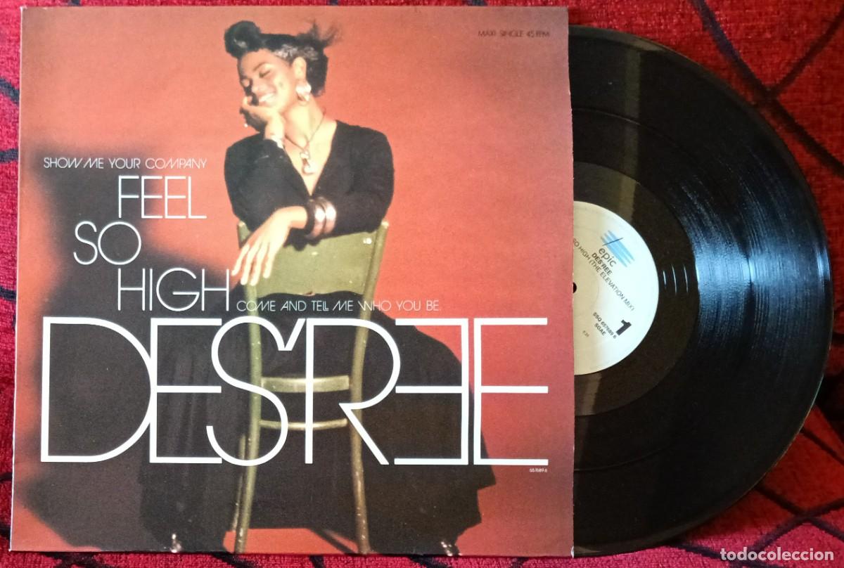 Discos de vinilo: DESREE ** Feel So High ** MAXI SINGLE VINILO 1991 - Foto 1