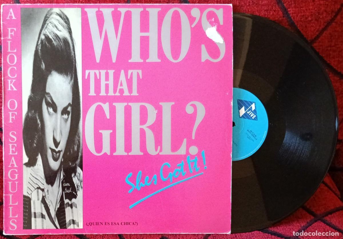 Discos de vinilo: A FLOCK OF SEAGULLS ** Who's That Girl (She's Got It) ** MAXI SINGLE VINILO 1985