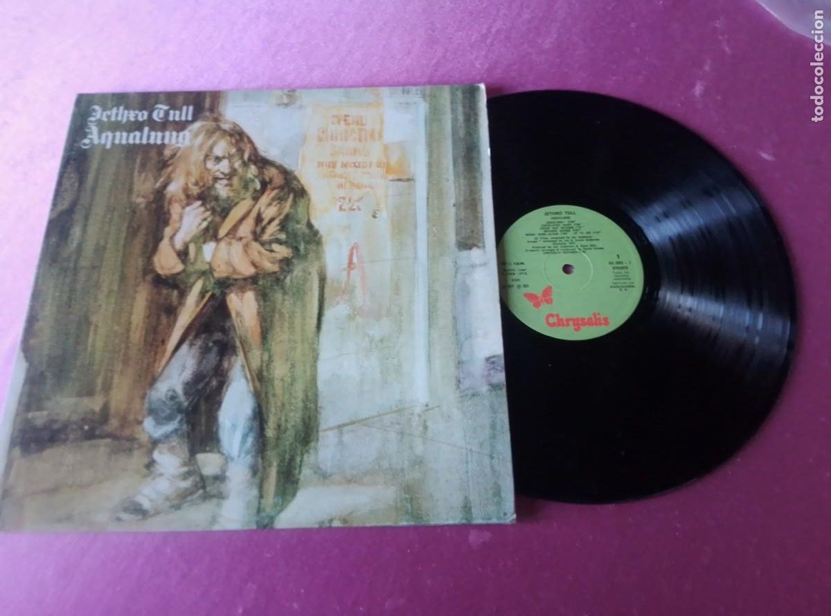 Discos de vinilo: JETHRO TULL AQUALUNG 1975 CON ENCARTE LP L31 3