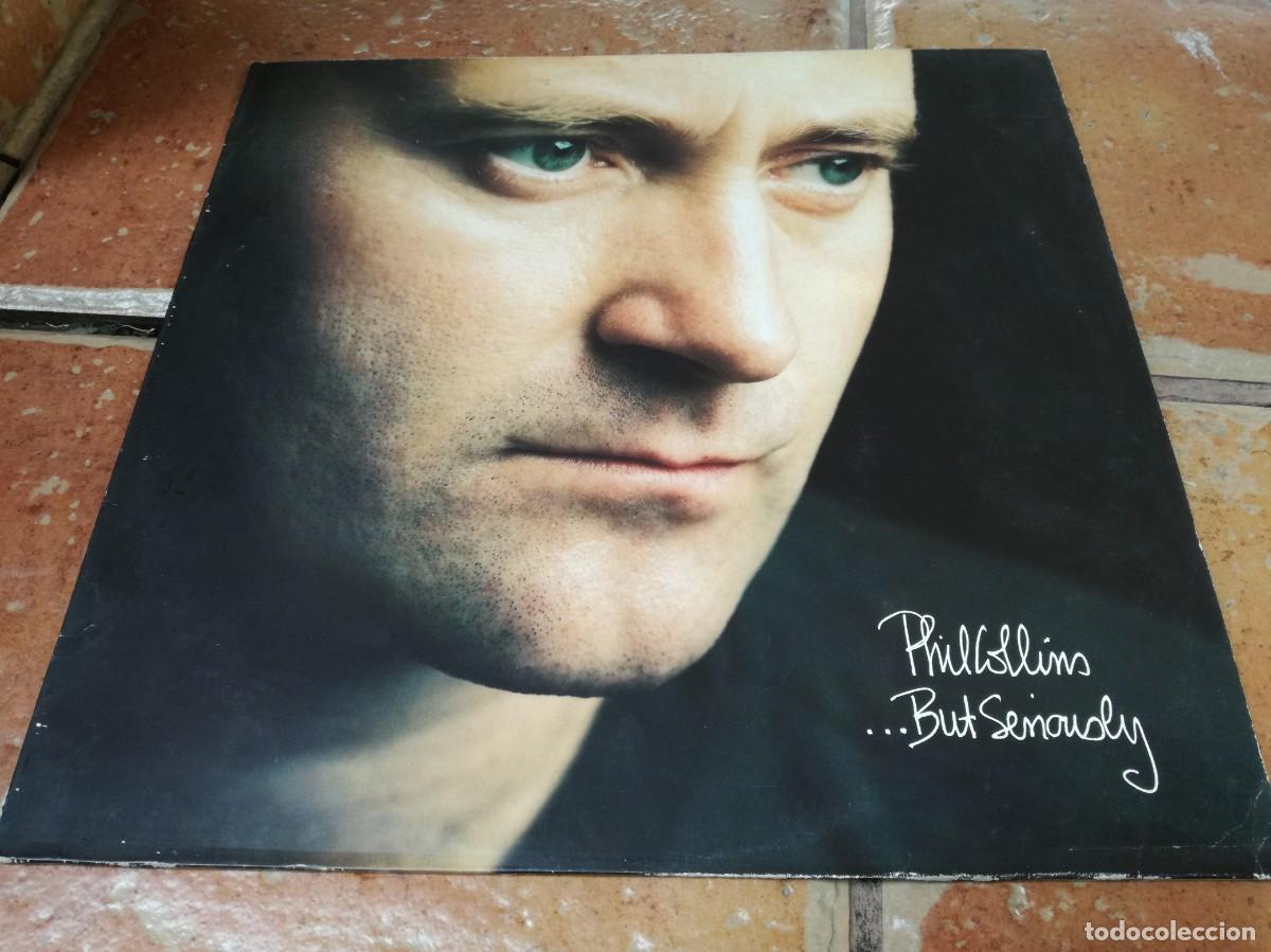 Discos de vinilo: PHIL COLLINS-BUT SERIOUSLY-CONTIENE ENCARTE-ORIGINAL 1989-VINILO EN MUY BUEN ESTADO