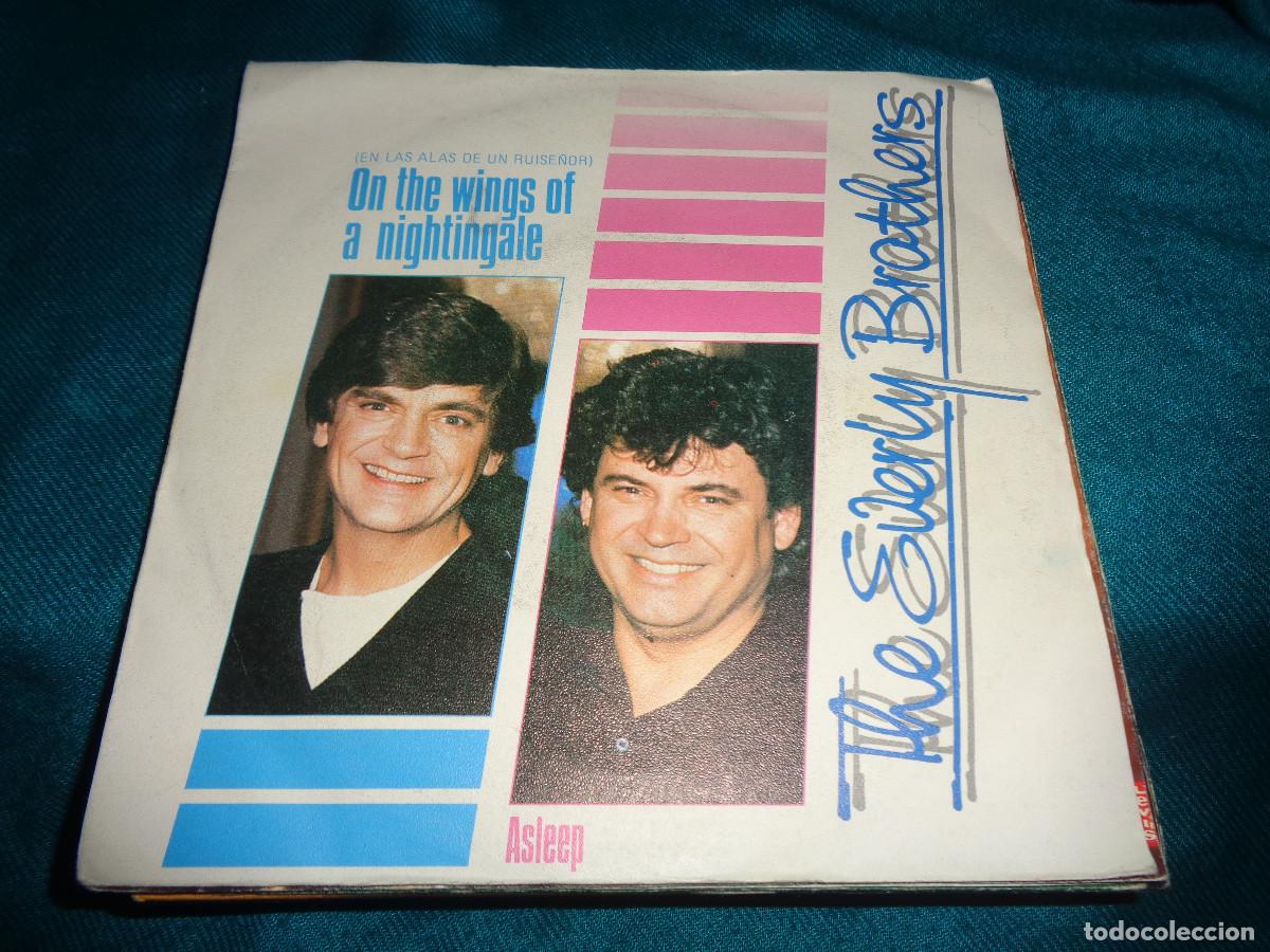 Discos de vinilo: THE EVERLY BROTHERS . ON THE WINGS OF A NIGHTINGALE / ASLEEP. MERCURY, 1984. SPAIN. IMPECABLE