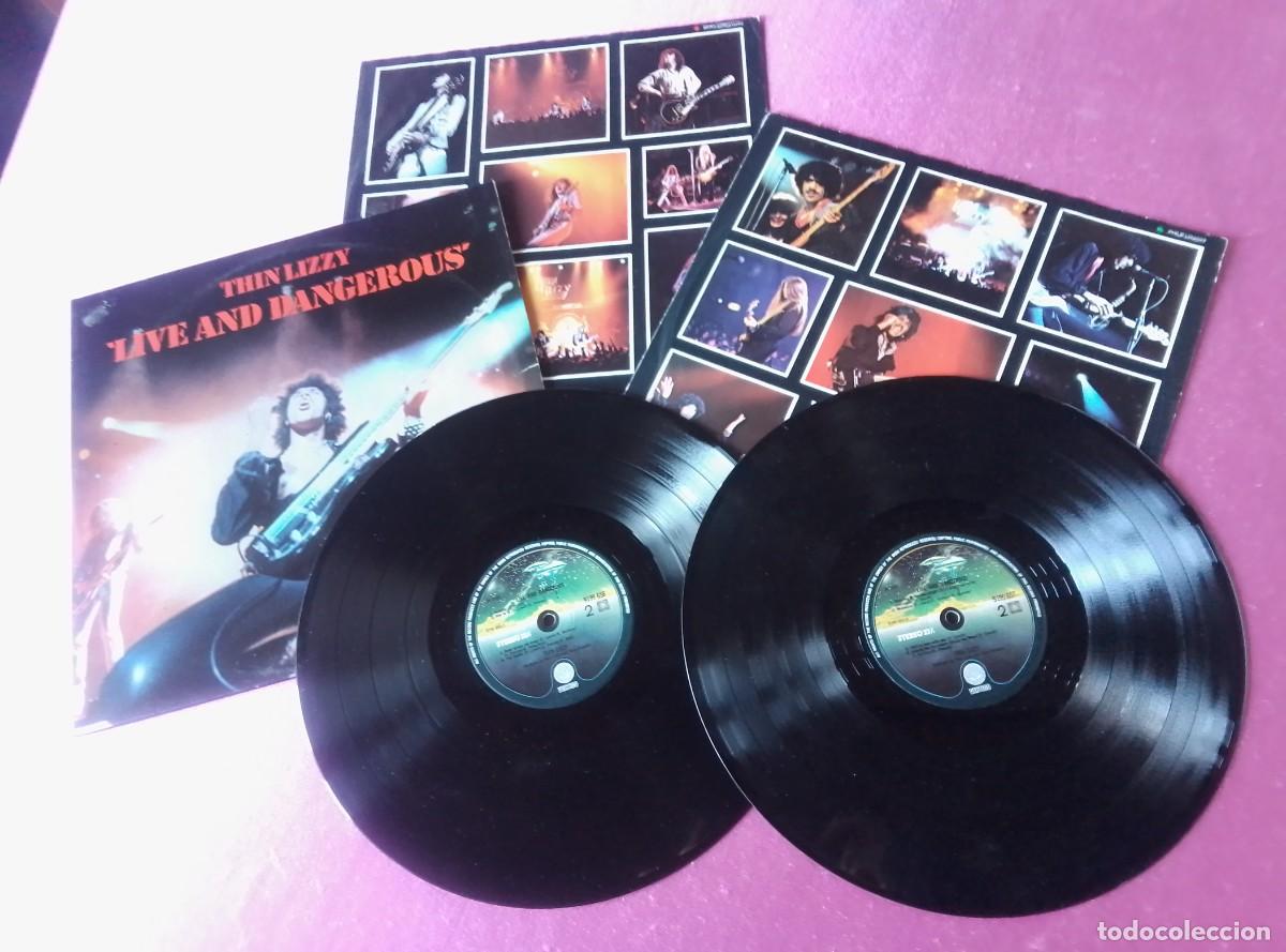Discos de vinilo: THIN LIZZY LIVE AND DANGEROUS DOBLE 1978 CON ENCARTE LP L31 3