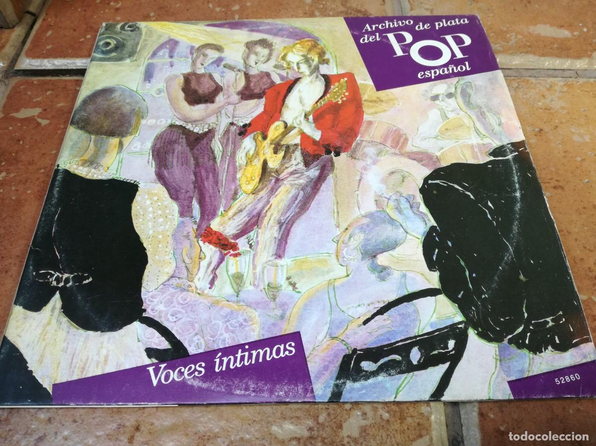 Discos de vinilo: ARCHIVO DE PLATA DEL POP ESPA&Ntilde;OL - VOCES INTIMAS-DOBLE LP-JARCHA, ALBERTO CORTEZ Y MARIA OSTIZ
