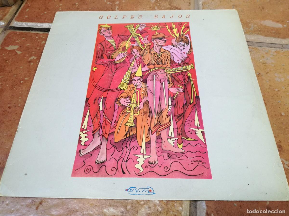 Discos de vinilo: GOLPES BAJOS-SU PRIMER LP-NO MIRES A LOS OJOS DE LA GENTE-CONTIENE ENCARTE-ORIGINAL 1983