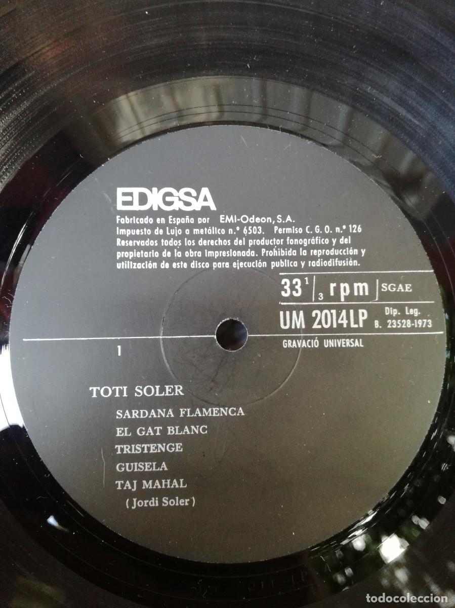 Discos de vinilo: TOTI SOLER-ORIGINAL 1973 - Foto 3
