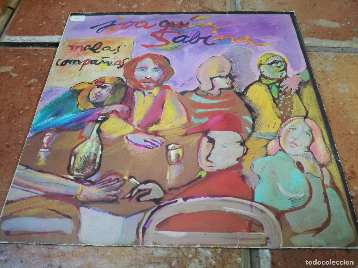Discos de vinilo: JOAQUIN SABINA-MALAS COMPA&Ntilde;IAS-EPIC - Foto 1