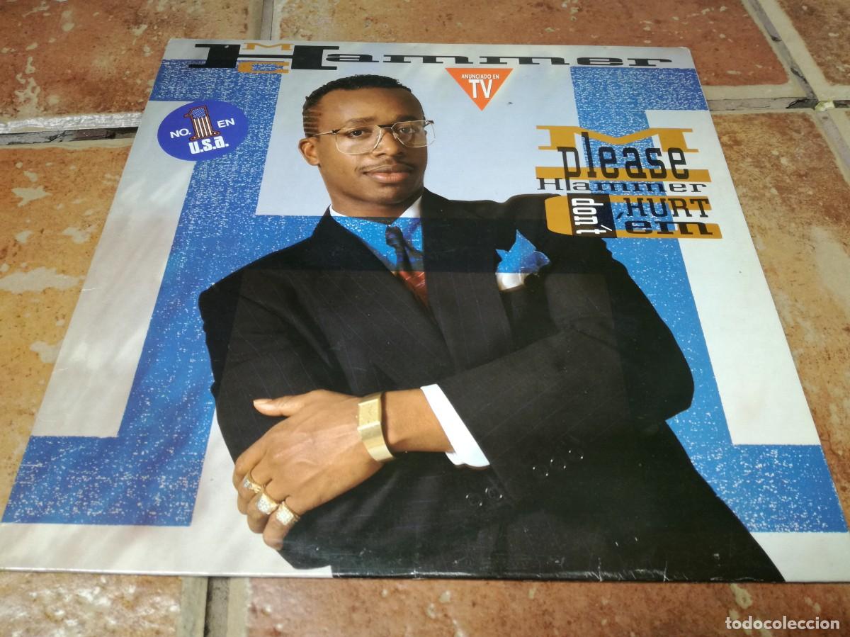 Discos de vinilo: M.C. HAMMER-PLEASE HAMMER DON&acute;T HURT EM-CONTIENE ENCARTE-ORIGINAL ESPA&Ntilde;OL 1990