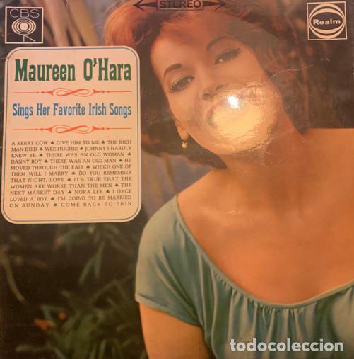 Discos de vinilo: LP MAUREEN O'HARA - Sings Her Favourite Irish Songs - Realm SRM 52320 - Edicion UK (VG+/VG+)&ccedil;