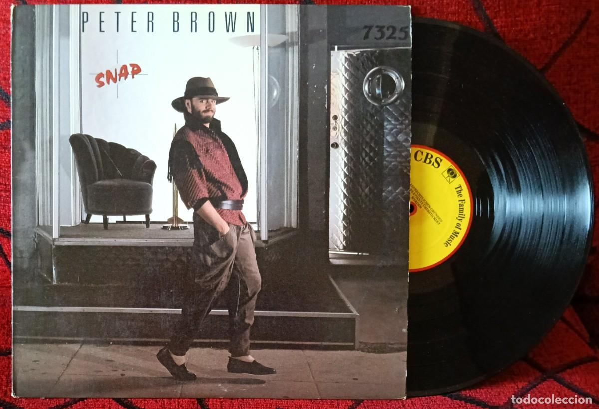 Discos de vinilo: PETER BROWN ** Snap ** VINILO LP 1984 USA - Foto 1